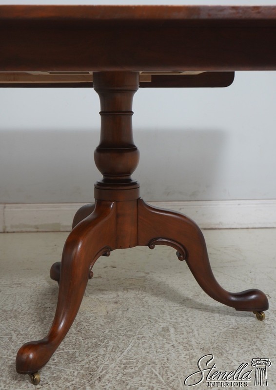 L70733: LARRY CROSSMAN Bench Made Mahogany Dining Room Table gallery