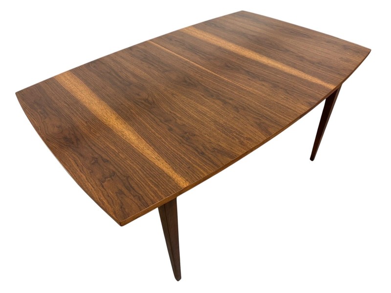 Mid-Century Modern Brasilia Style Walnut Dining Table - Refinished! gallery