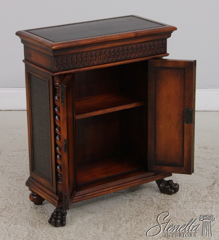 L72143: THEODORE ALEXANDER Mahogany Armoury Collection 1 Drawer Console Cabinet gallery