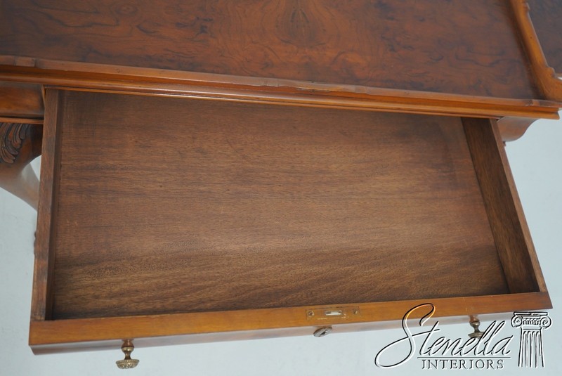 L71167: Italian Chippendale Style Olivewood Tea Table gallery