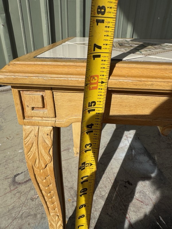 Vintage Louis XV Accent / Side table Intricate 21” Wide x 17” Tall x 13.5 Depth gallery