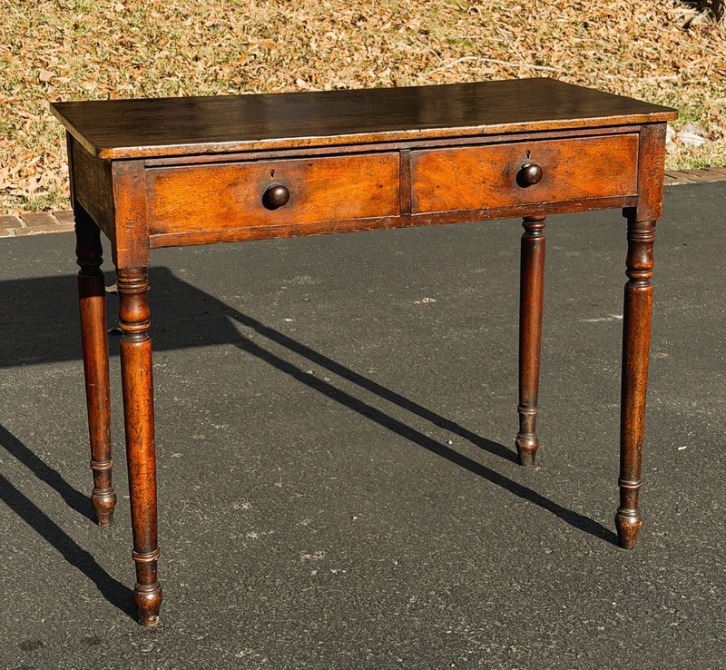 Early 19th Century George III Two-Drawer Side Table