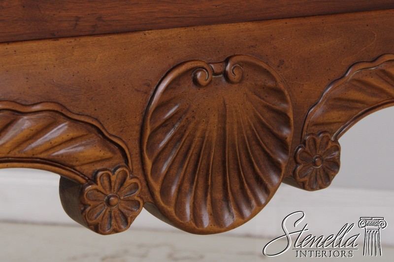 L73134: CENTURY Chippendale Style Marble Top Console Table gallery