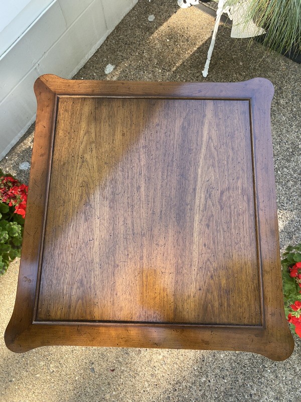 Vintage Hekman Large Single Drawer End Side Table Nightstand Very good condition gallery