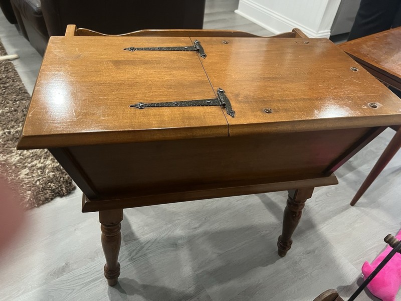 George B. Bent Co. Dough Box Table Vintage gallery