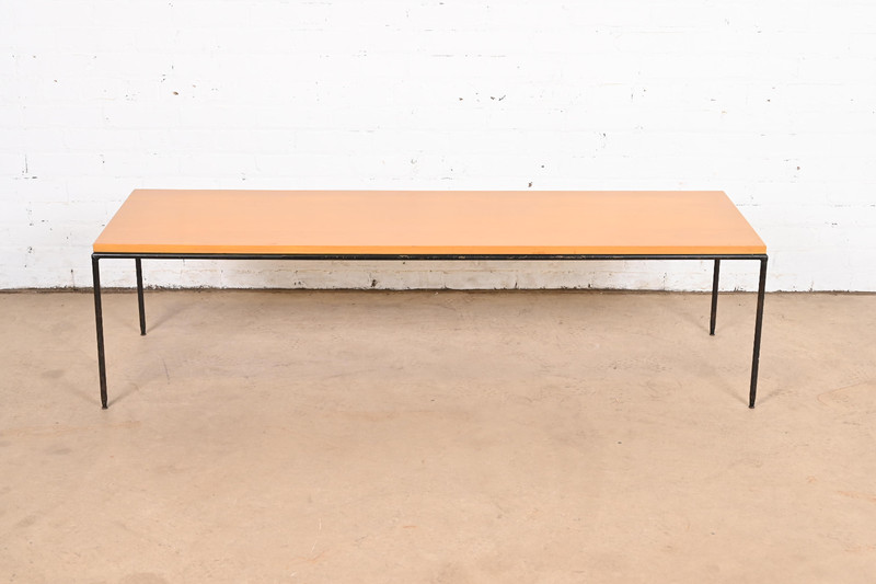 Paul McCobb Planner Group Birch and Iron Coffee Table or Bench, 1950s gallery