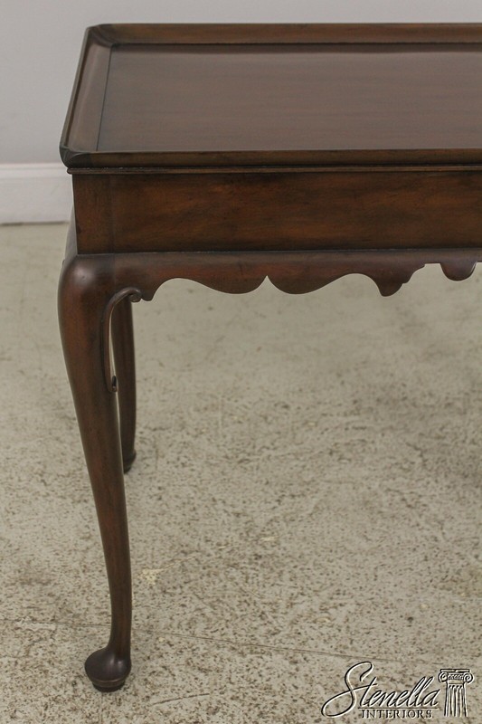 59460: KITTINGER CW-8 Mahogany Tea Table Colonial Williamsburg gallery