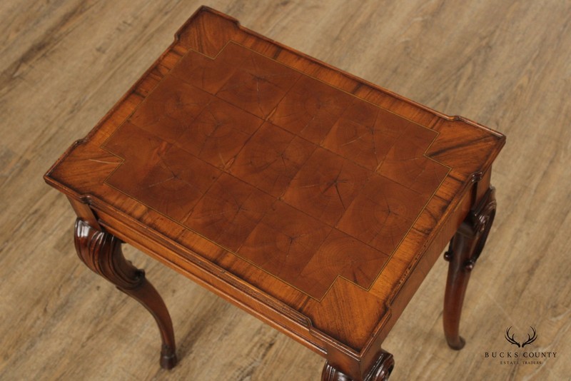 Italian Style Quality Carved Walnut Side Table gallery