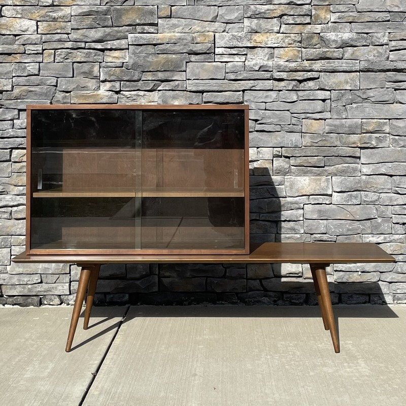 Paul McCobb for Planner Group Mid Century 1546 (60") Bench & 1519 Bookcase gallery