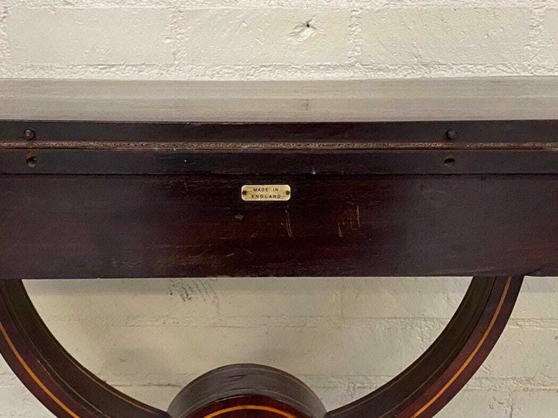 English Flip Top Foldable Table c1900 gallery
