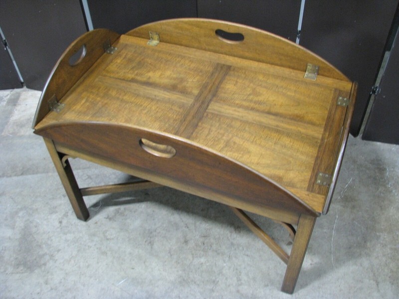 Kittinger Mahogany Circa 1966 Anniversary Edition Butler’s Tray Coffee Table