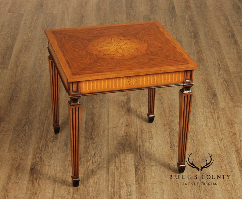 Theodore Alexander 'Coleccion Madrid' Parquetry Side Table gallery
