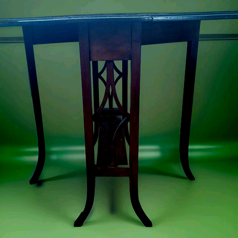 Vintage Drop Leaf Mahogany Baby Sutherland Table gallery
