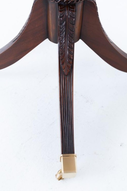 Regency Dining Table Pedestal Extending 20 Seater Mahogany gallery