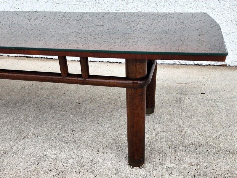 MCM Johnson Hadley Walnut Coffee Table Mad Men Eames Era gallery