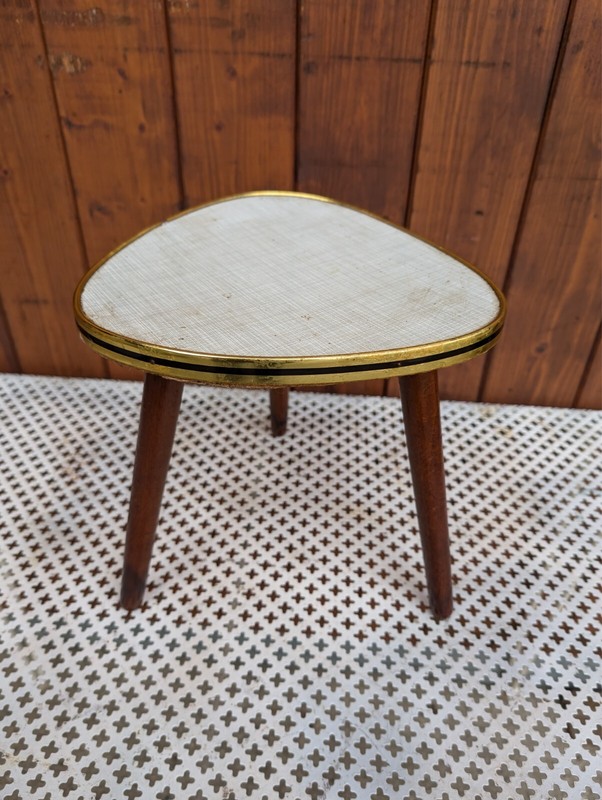 Flower Bench 50s Vintage Flower Table Rockabilly Retro Flower Stand Stool 50s 13
