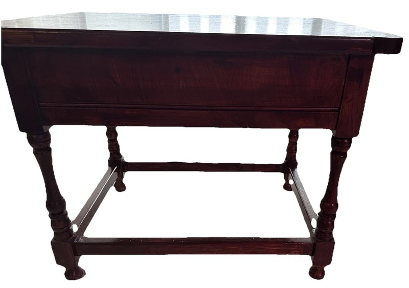 Lane American Folk Art Licensed Reproduction Antique Wood Side Table w/ Drawer gallery
