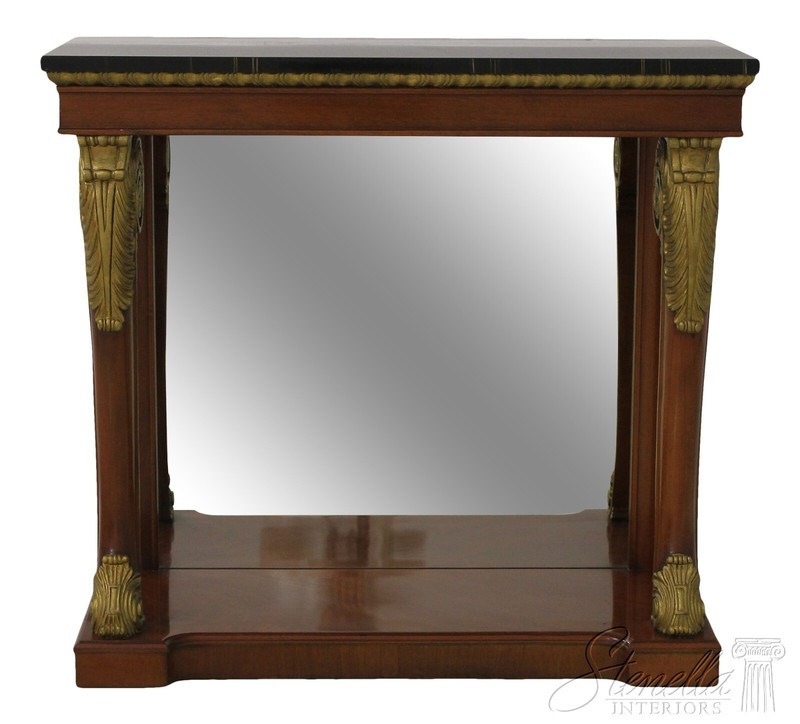 L56704EC: KINDEL Neoclassical Mahogany Petticoat Console Table