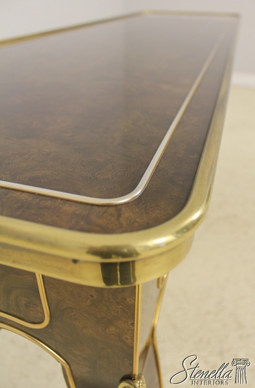 58263: MASTERCRAFT French Louis XV Walnut Sofa Table gallery