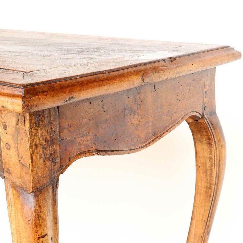 Antique French Louis XV Walnut Rectangular Center/ Side End Table c. 1770 gallery