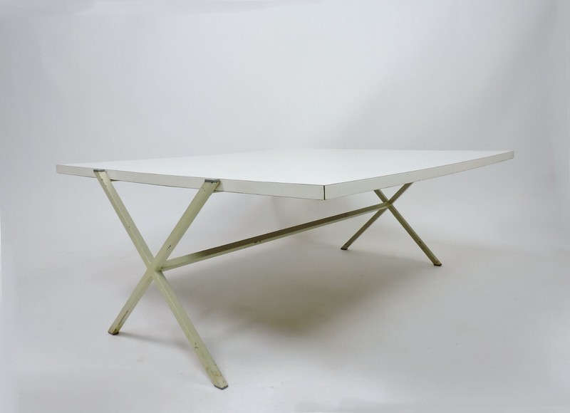 Ladislav Rado Rare Architectural Knoll and Drake X Base Coffee Table