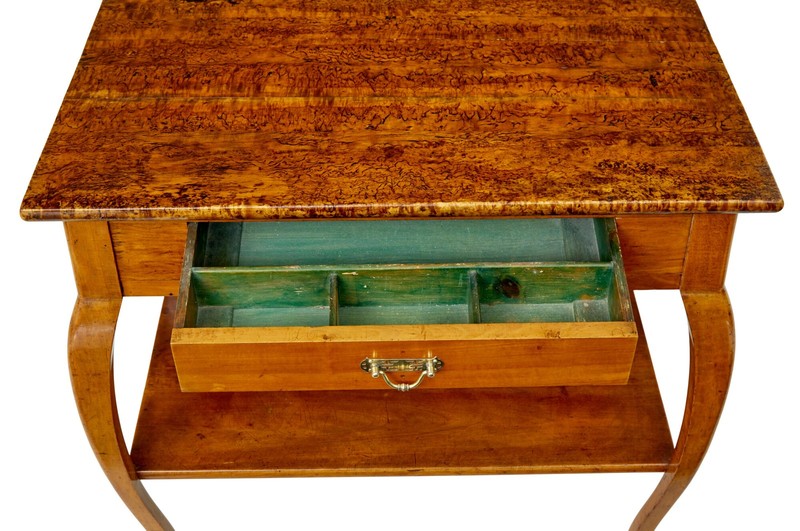 19TH CENTURY FRUITWOOD AND ALDER OCCASIONAL TABLE gallery