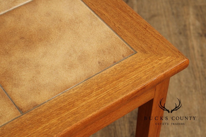 Møbelfabrikken Toften Danish Modern Tile Top Teak Coffee Table gallery
