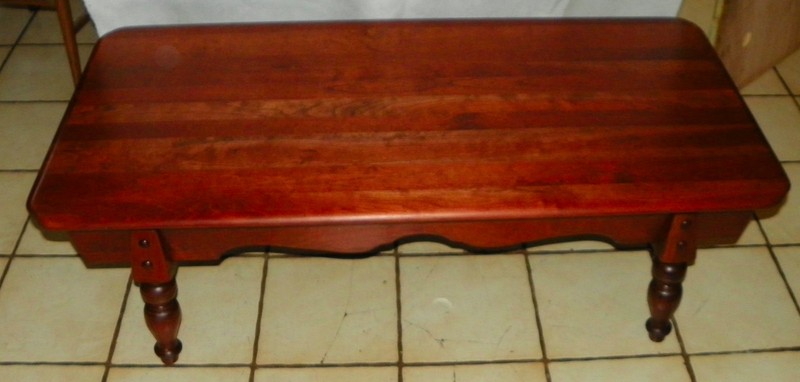 Mid Century Solid Cherry Coffee Table by Brandt (BM-CT-129)