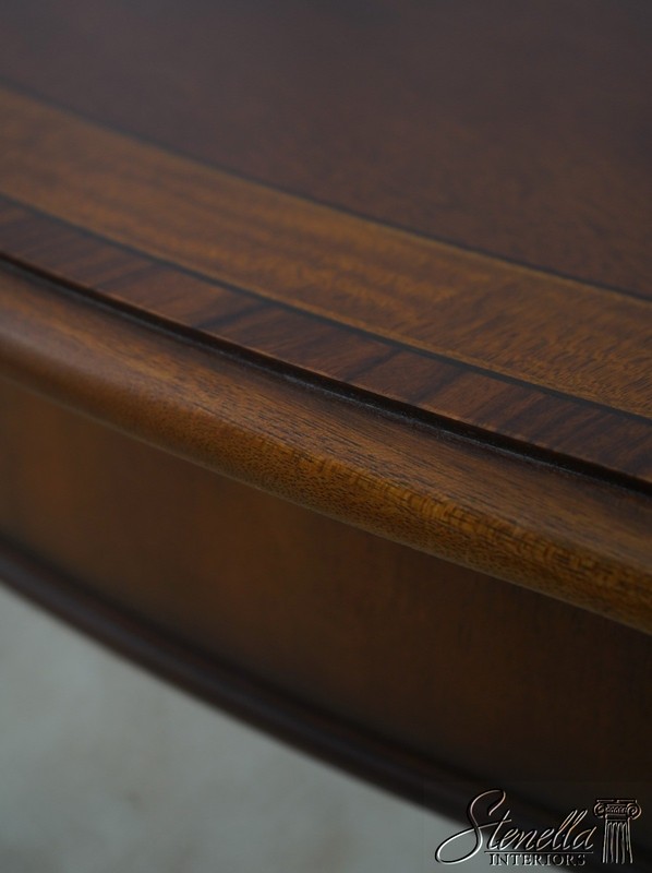 L72481: HENREDON Chippendale Mahogany Dining Room Breakfast Table gallery
