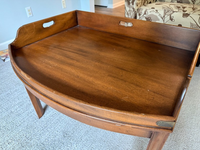 Kittinger Colonial Williamsburg adaptation WA-1042 mahogany butler’s coffee tabl gallery