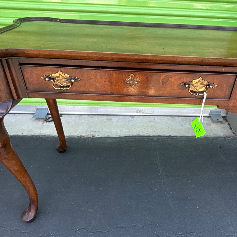 Heckman Antique Wood Console Table 58x18x27 Brown Rectangular 3 Drawers gallery