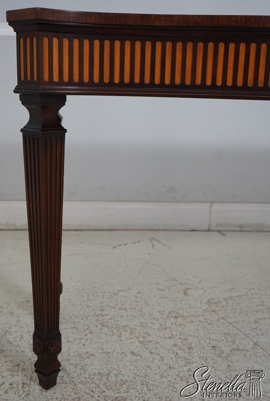 L67092: HENKEL HARRIS Adams Style Mahogany Console Serving Table gallery