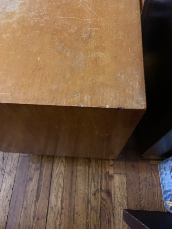 GEORGE NELSON FOR HERMAN MILLER NIGHTSTAND MID CENTURY MODERN THIN EDGE gallery