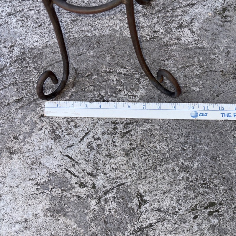 Art Deco-wrought Iron Silly Birds Accent Table gallery