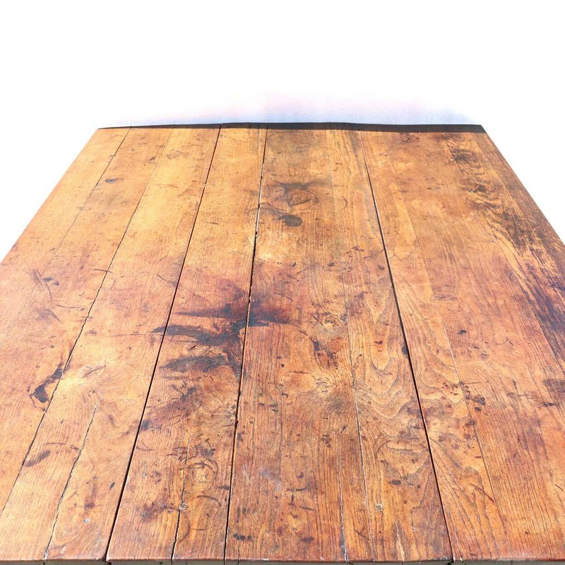 Antique Large English William & Mary Oak Drop-Leaf Gateleg Dining Table c. 1690 gallery
