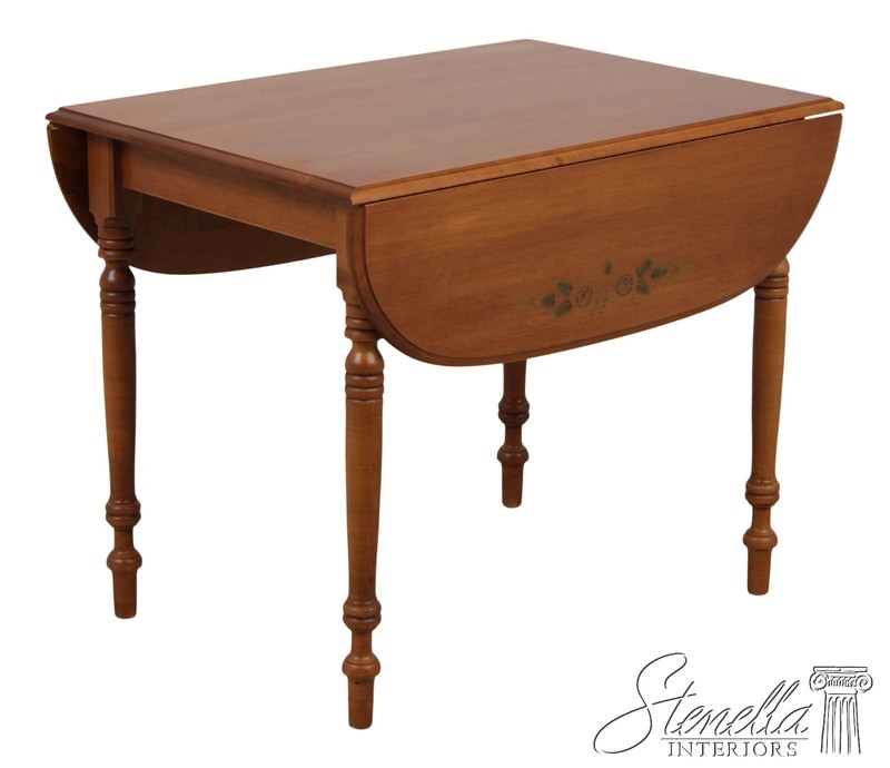 L73385: HITCHCOCK Early American Maple Dropleaf Dining Table
