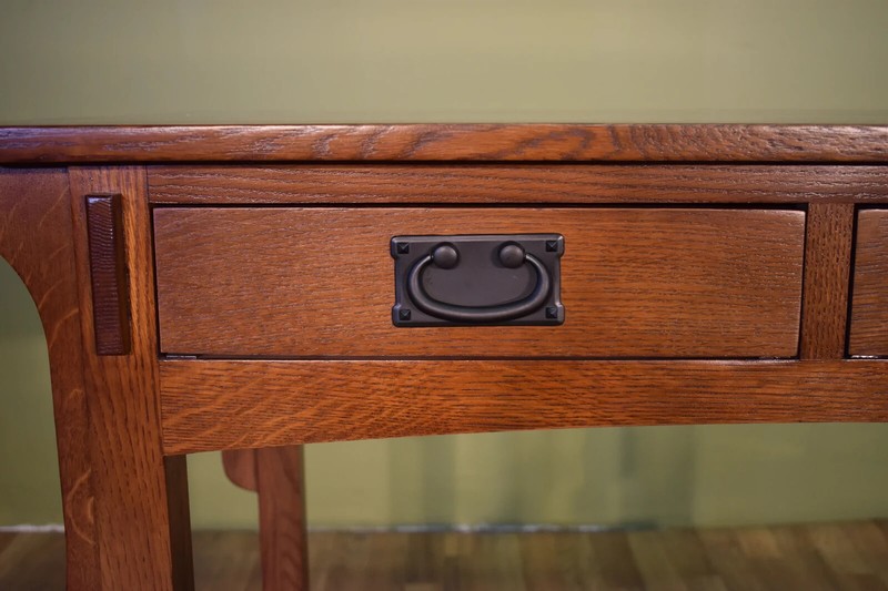 Mission Style Library Table with Removable Organizer gallery