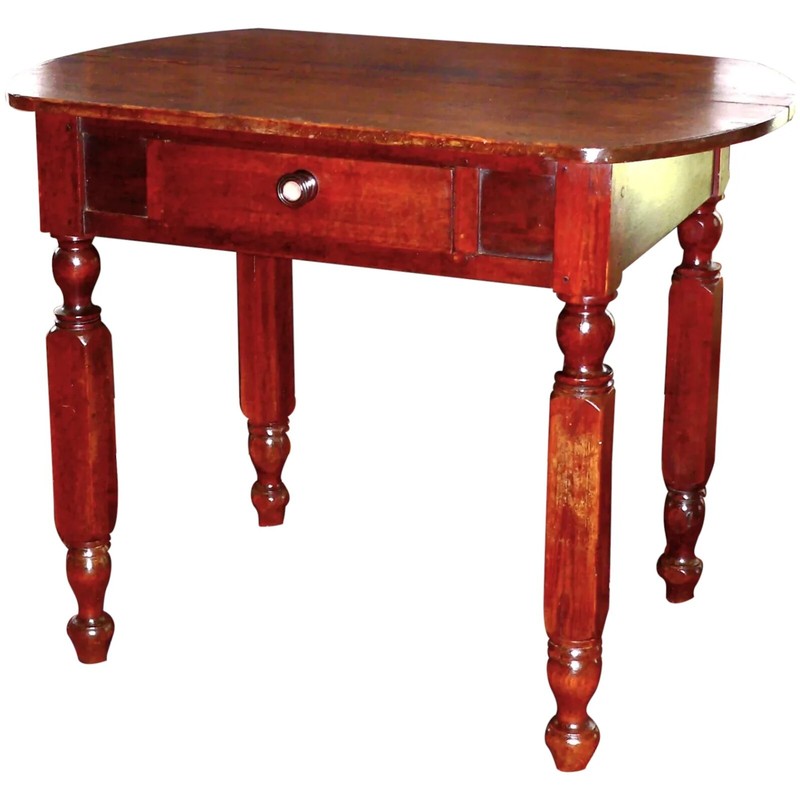 Rare Server, Work TABLE, Stand, Alabama, Southern Yellow Pine, 19th C, 30″t