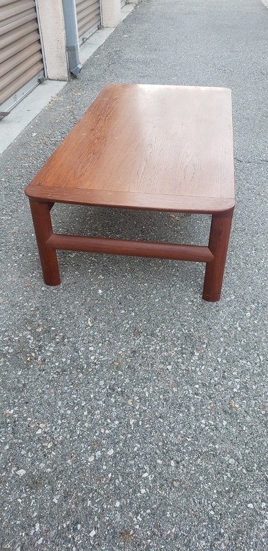 Teak Mid Century Modern Coffee Table Danish (behind the chair not included) gallery