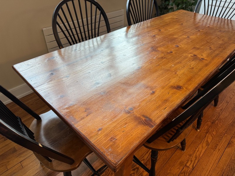 Vintage Farm Table Dining set gallery