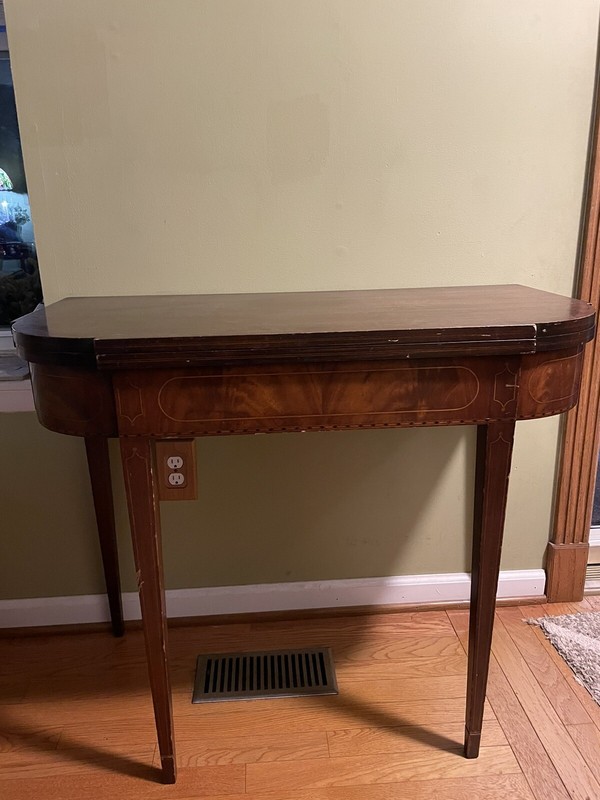 antique card / Game Table