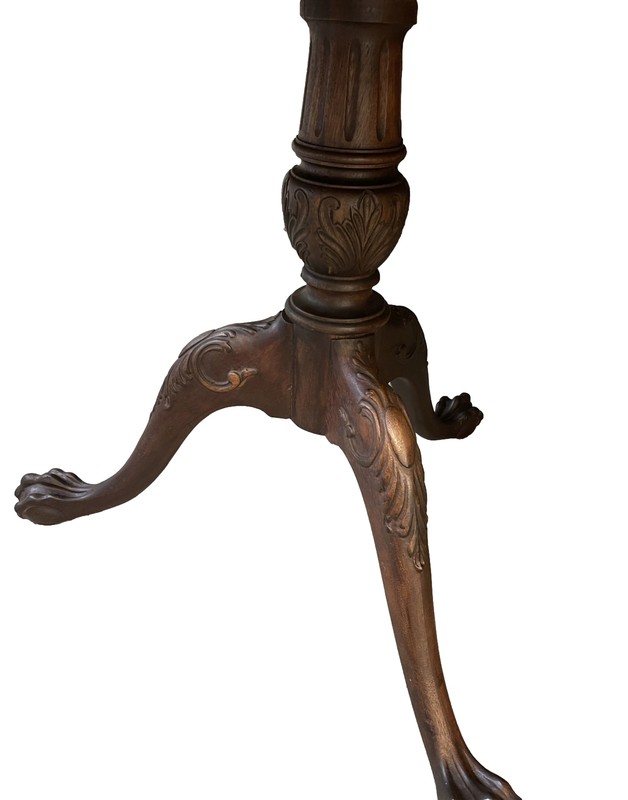 Chippendale Double Pedestal Ball & Claw Mahogany Dining Table. Vintage gallery