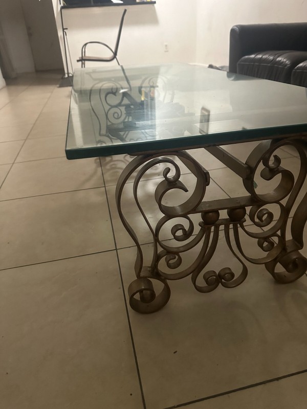 Vintage glass table unique style gallery