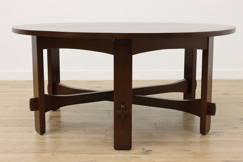 Arts & Crafts Mission Oak 66" Craftsman Dining or Game Table #53664 gallery
