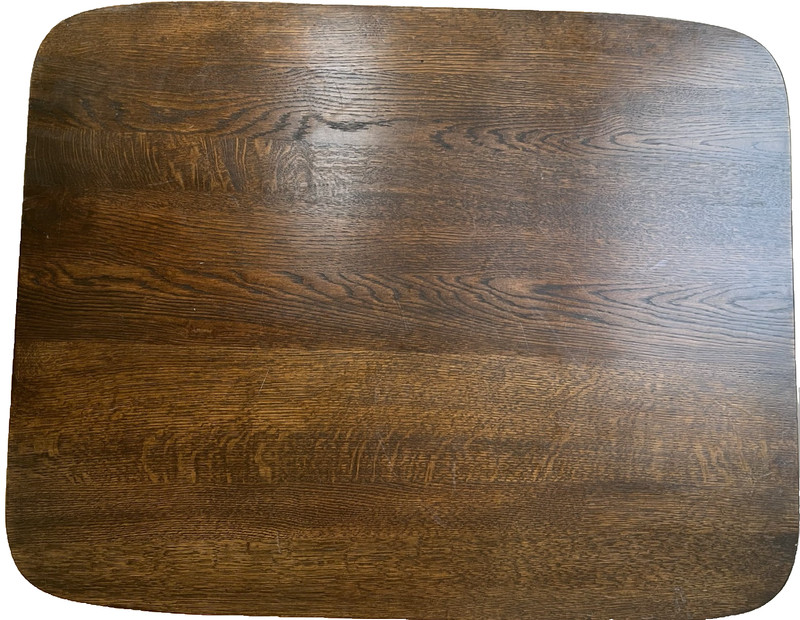 ANTIQUE ARTS & CRAFTS OAK LIBARY TABLE AFTER LIBMERT NO. 140 30"x23 5/8"x27"T gallery
