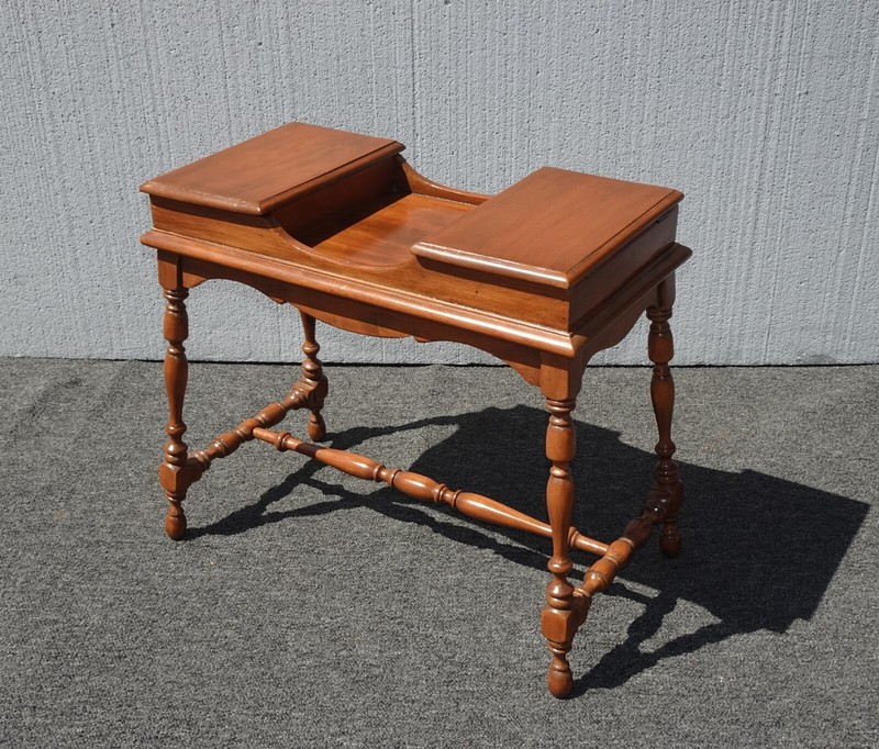 Vintage French Country End Table w Two Compartments gallery