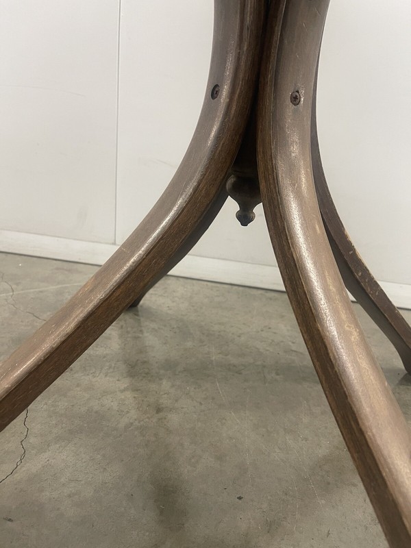 Vintage Bent Wood Cane Side / End Table gallery