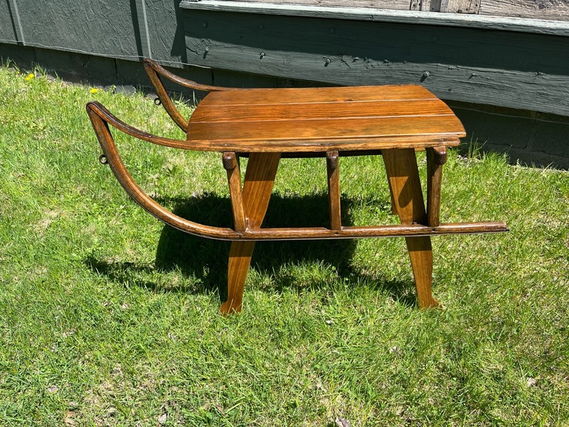 Antique Vermont Sled Coffee End Table gallery