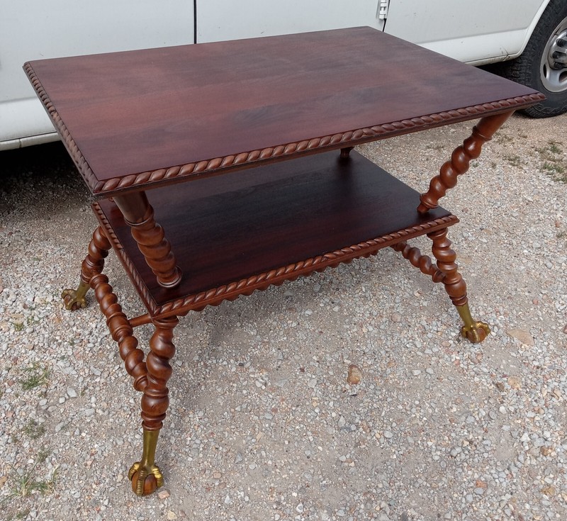 Cherry Barley Twist Server Table by Merklen (PRT142)
