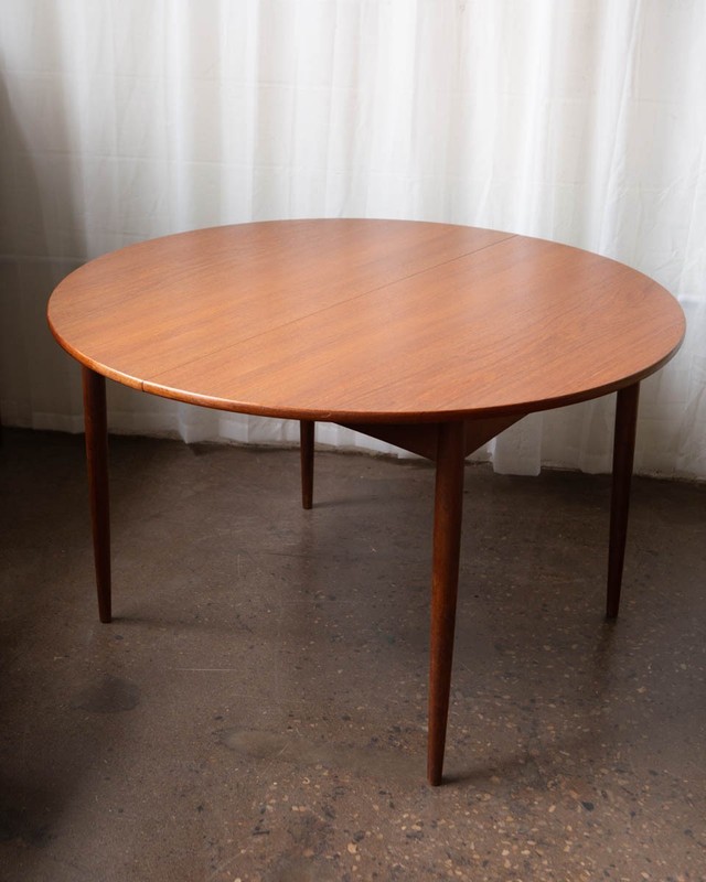 Danish Modern Teak Dining Table Style of Grete Jalk 1960s Square Mid-Century gallery